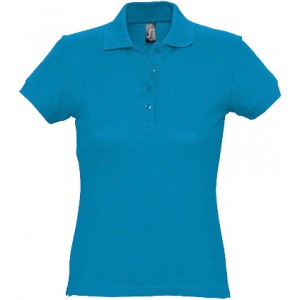 POLO PIQUÉ M/M 4 BOT PASSION AQUA
